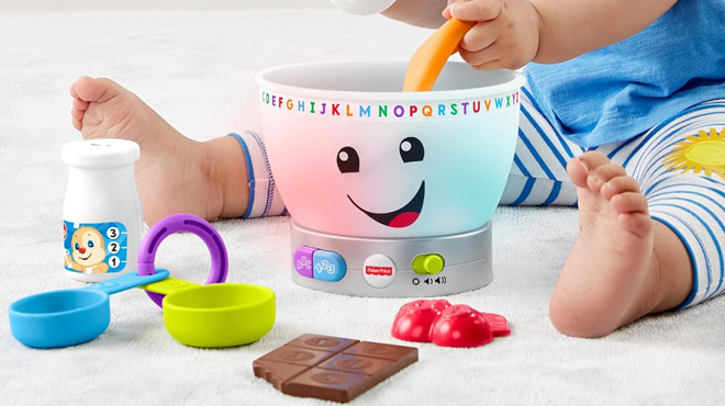 Fisher Price Laugh Learn Magic Color Mixing Bowl Fisher Price Laugh Learn Magic Color Mixing Bowl