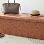 Foldable Storage Ottoman Bench