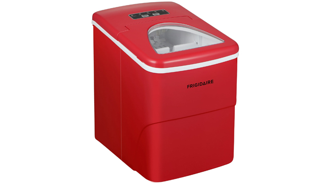 Frigidaire Portable Countertop Ice Maker in Red Color Frigidaire Portable Countertop Ice Maker in Red Color