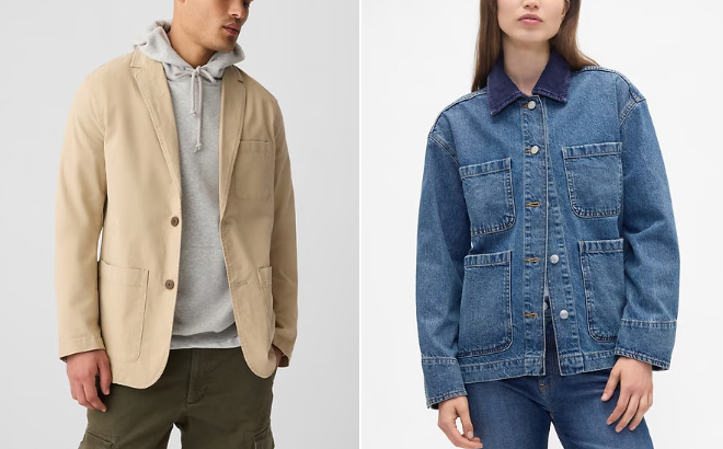 GAP Factory Twill Blazer GAP Factory Twill Blazer