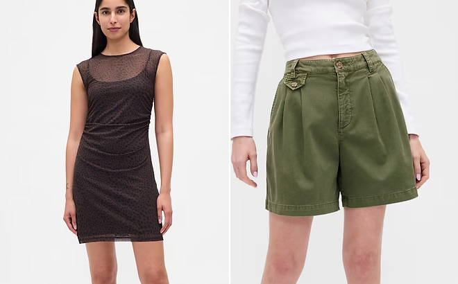 GAP Mesh Mini Dress