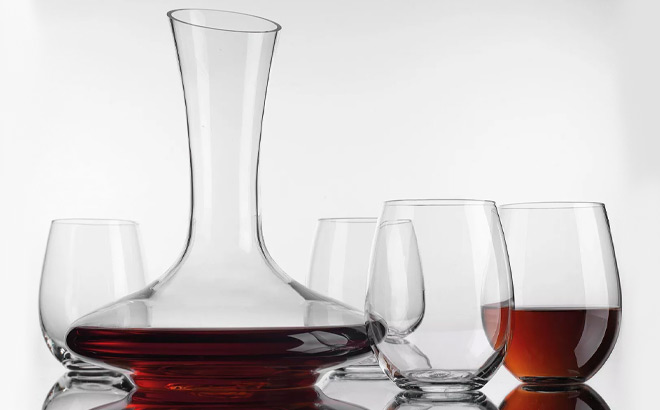 Godinger Monterey Wine Decanter 9 Piece Set