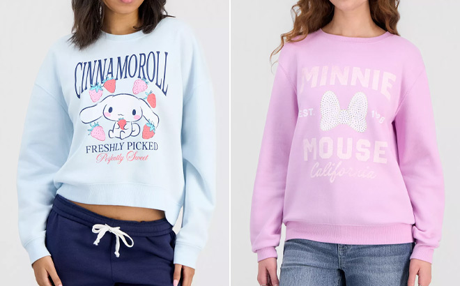 Grayson Threads The Label Juniors Cinnamoroll Fleece Sweatshirt