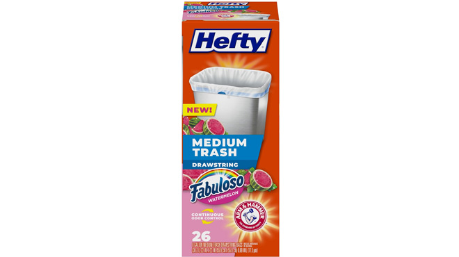 Hefty 8 Gallon Medium Trash Bags 26 Count