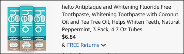 Hello Antiplaque Whitening Fluoride Free Toothpaste 3 Pack Checkout Hello Antiplaque Whitening Fluoride Free Toothpaste 3 Pack Checkout