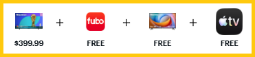Hisense 75 Inch Hi QLED 4K UHD HDR Smart Fire TV Purchase Checkout Page