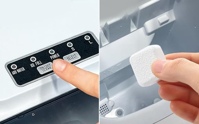 Ice Machine Cleaner Tablets in Use