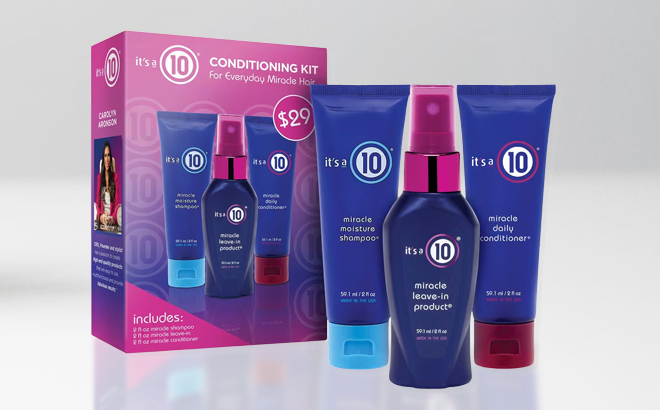 Its a 10 Conditioning 3 Piece Kit Its a 10 Conditioning 3 Piece Kit