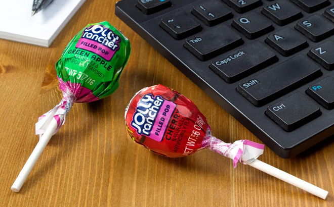 Jolly Rancher Filled Pops