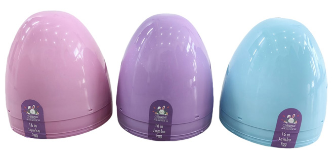 Jumbo Fillable Plastic Easter Eggs 16 Inch Jumbo Fillable Plastic Easter Eggs 16 Inch