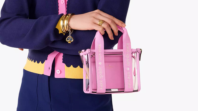 Kate Spade Kip Clear Mini Tote Bag