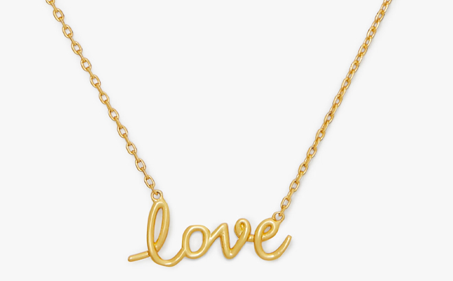 Kate Spade Say Yes Love Pendant Kate Spade Say Yes Love Pendant