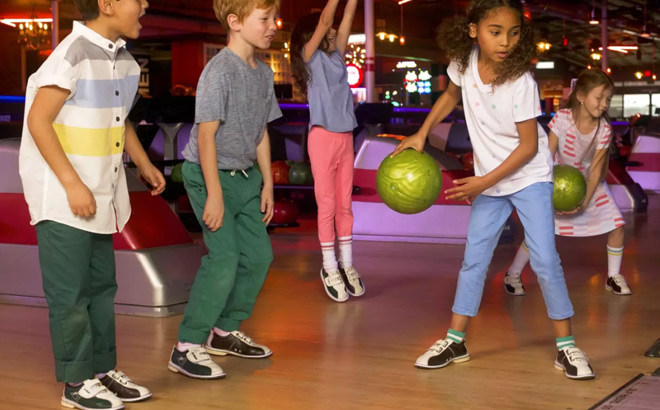 Kids Bowling at Bowlero
