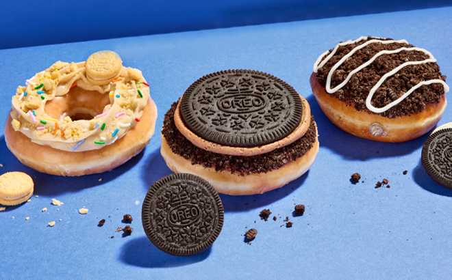 Krispy Kreme x Oreo Doughnuts
