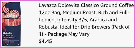 Lavazza Coffee at Checkout Lavazza Coffee at Checkout