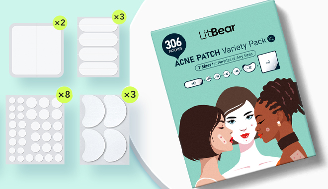 LitBear Large Pimple Patches