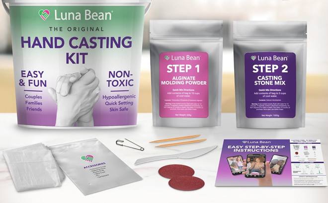 Luna Bean Hand Casting Kit with Accessories