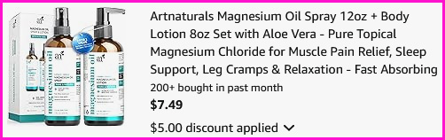 Magnesium Oil Spray Body Lotion Checkout Screen Magnesium Oil Spray Body Lotion Checkout Screen