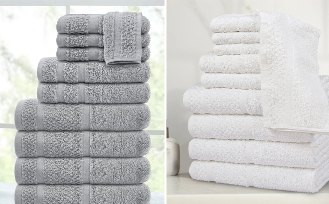 Mainstays 10 Piece Towel Sets