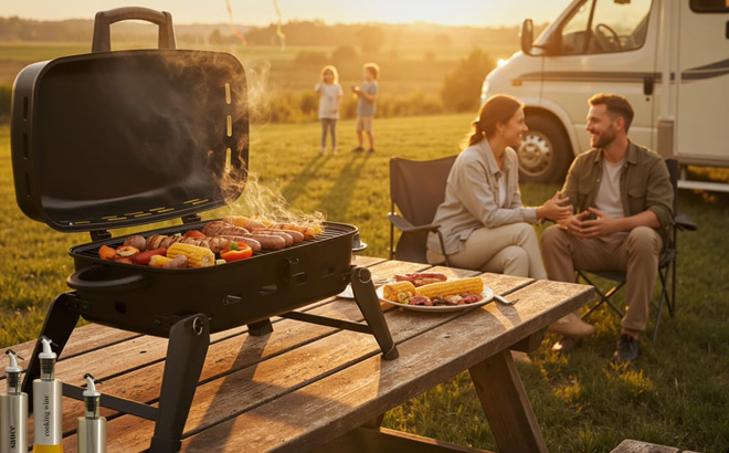 Master Cook Portable Gas Grill