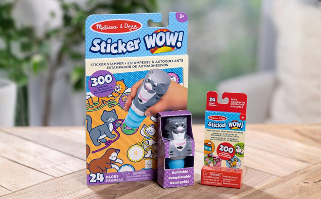 Melissa Doug Sticker Wow Cat Bundle