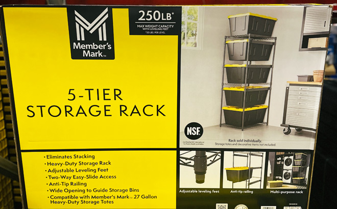 Members Mark 5 Tier Storage Rack
