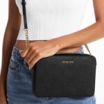 Michael Kors Jet Set Large Saffiano Leather Crossbody Bag