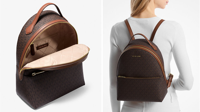 Michael Kors Sheila Medium Logo Backpack Michael Kors Sheila Medium Logo Backpack