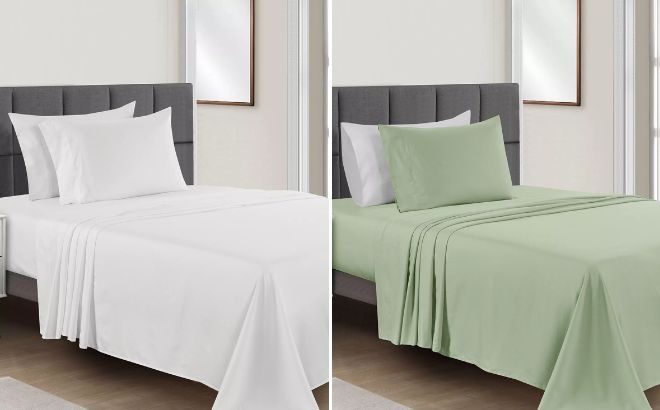 Microfiber Easy Care Solid 3 Piece Sheet Set Microfiber Easy Care Solid 3 Piece Sheet Set