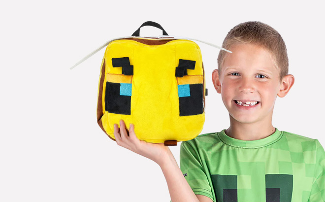 Minecraft Bee Plush Backpack