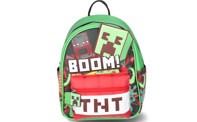 Minecraft Explosion TNT Womens Mini Backpack Minecraft Explosion TNT Womens Mini Backpack