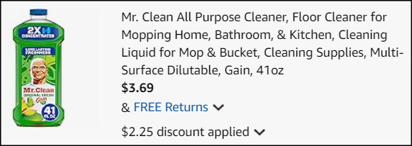 Mr Clean All Purpose Cleaner Checkout Mr Clean All Purpose Cleaner Checkout