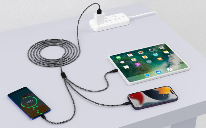 Multi Charging Cable in Use