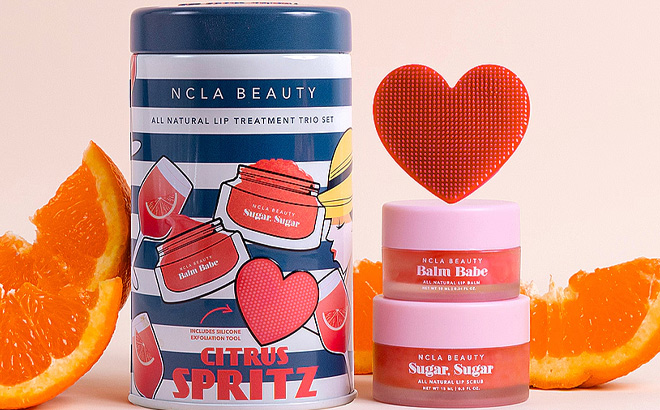 NCLA Citrus Spritz Lip Treatment Trio Set