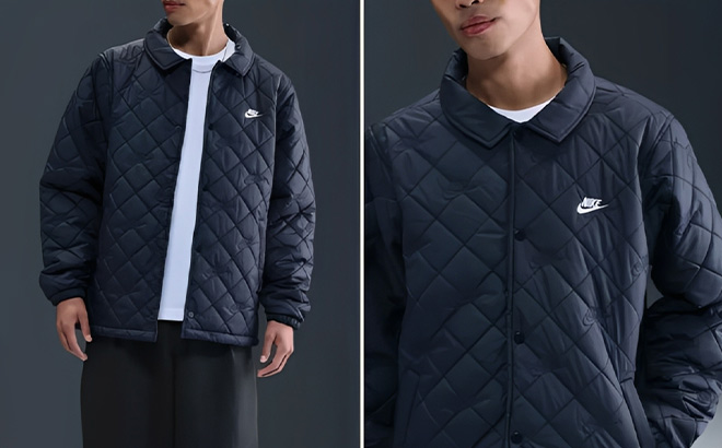 Nike Club Quilted Coachs Jacket