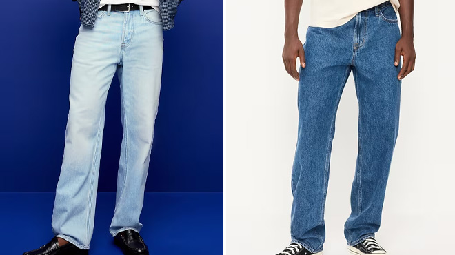Old Navy Mens Structured Loose Non Stretch Jeans Old Navy Mens Structured Loose Non Stretch Jeans