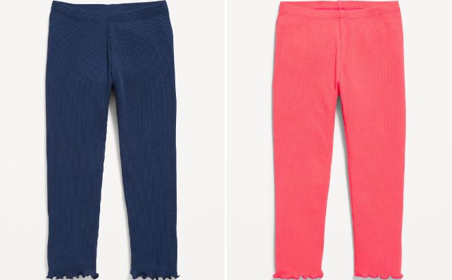 Old Navy Toddler Girls Rib Knit Leggings