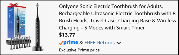 Onlyone Sonic Electric Toothbrush Checkut Onlyone Sonic Electric Toothbrush Checkut