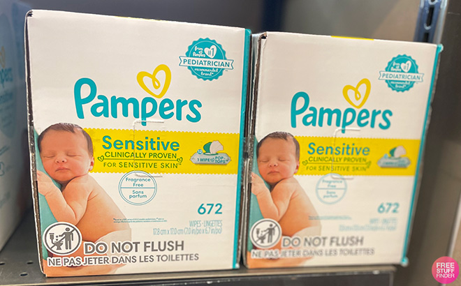 Pampers Sensitive Baby Wipes 672 Count Pampers Sensitive Baby Wipes 672 Count