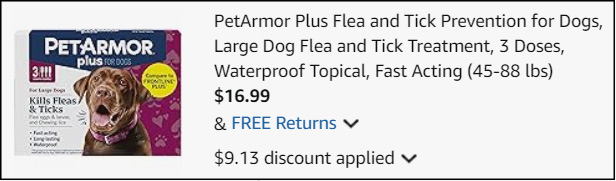 PetArmor Plus Dogs Flea Tick Prevention Checkout PetArmor Plus Dogs Flea Tick Prevention Checkout