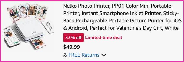 Photo Printer at Checkout