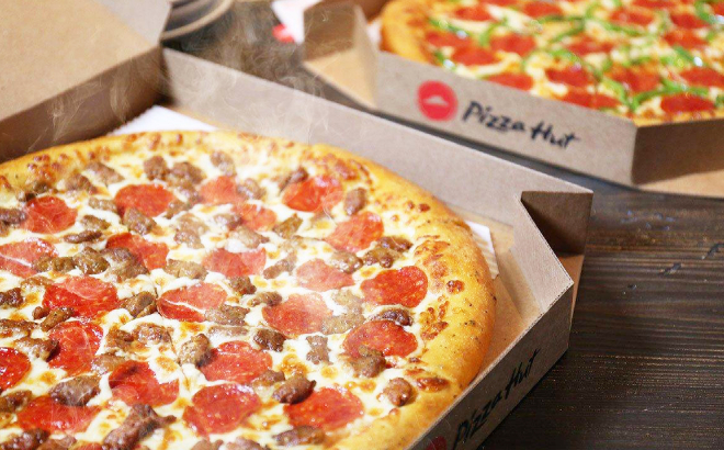 Pizza Hut Large 3 Topping Pizza