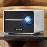 Portable Mini Projector on the Table