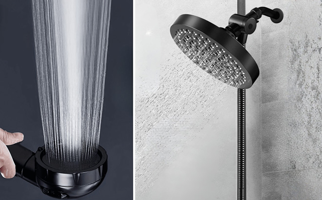 Rainfall and Handheld Shower Heads Rainfall and Handheld Shower Heads