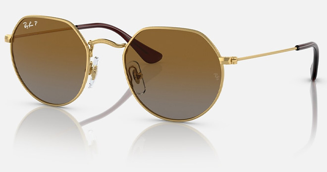 Ray Ban Kids Rj9565s Jack Round Polarized Sunglasses