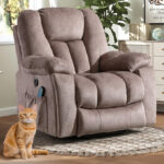 Red Barrel Studio Oversized Power Lift Chair in Camel Performance Microfiber