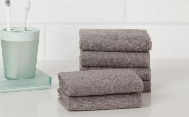 Room Essentials 6 Piece Washcloth Set Room Essentials 6 Piece Washcloth Set