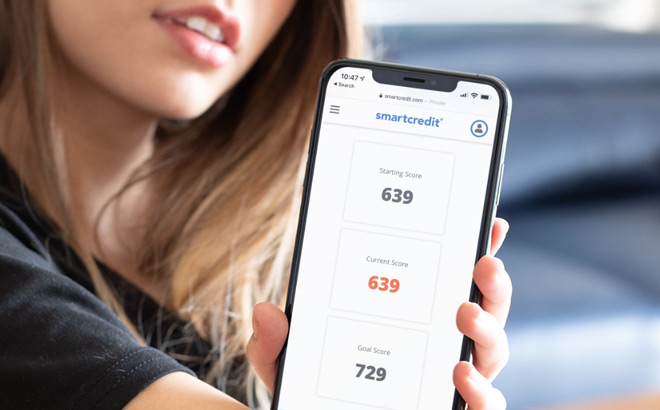 SmartCredit Score Plan on Mobile Phone SmartCredit Score Plan on Mobile Phone