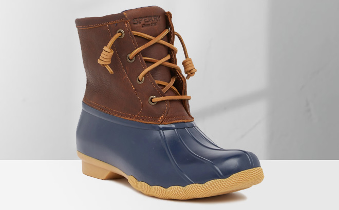 Sperry Saltwater Duck Boot on the Table