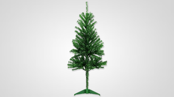 St Nicholas Square 4 Foot Artificial Tinsel Christmas Tree St Nicholas Square 4 Foot Artificial Tinsel Christmas Tree